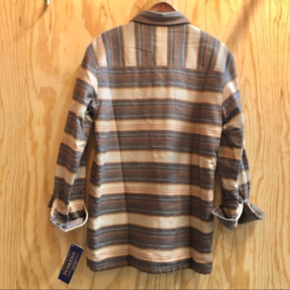 NWT • Pendleton striped fleece lined shirt jacket - Picture 4 of 8